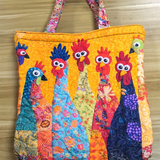 Bolso Artesanal - Cinco Gallinas de Colores